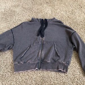 cropped jacket size small